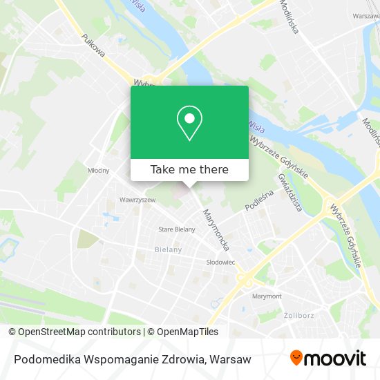 Podomedika Wspomaganie Zdrowia map