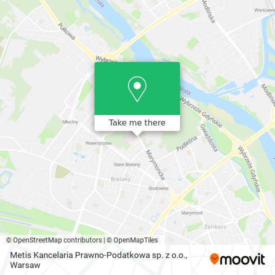 Metis Kancelaria Prawno-Podatkowa sp. z o.o. map