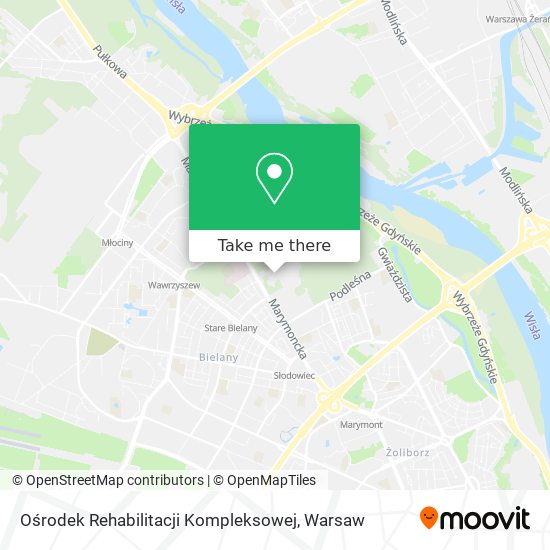 Карта Ośrodek Rehabilitacji Kompleksowej