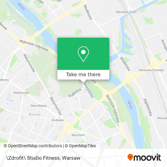 \Zdrofit\ Studio Fitness map