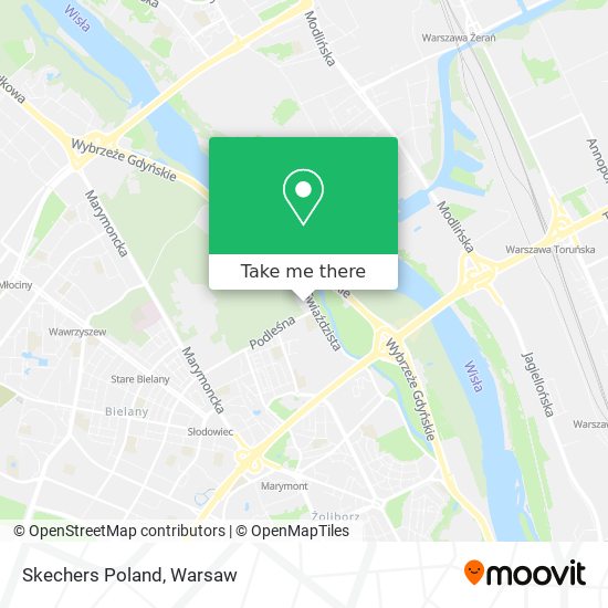 Skechers Poland map