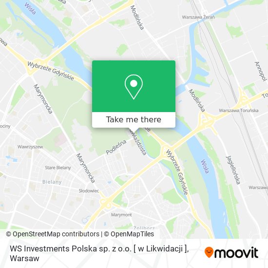 WS Investments Polska sp. z o.o. [ w Likwidacji ] map