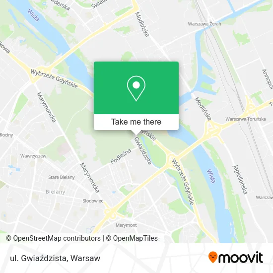 ul. Gwiaździsta map