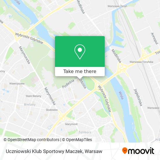 Uczniowski Klub Sportowy Maczek map