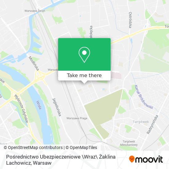 Pośrednictwo Ubezpieczeniowe \Wraz\ Żaklina Lachowicz map