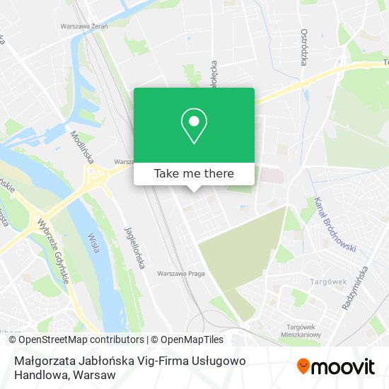 Małgorzata Jabłońska Vig-Firma Usługowo Handlowa map