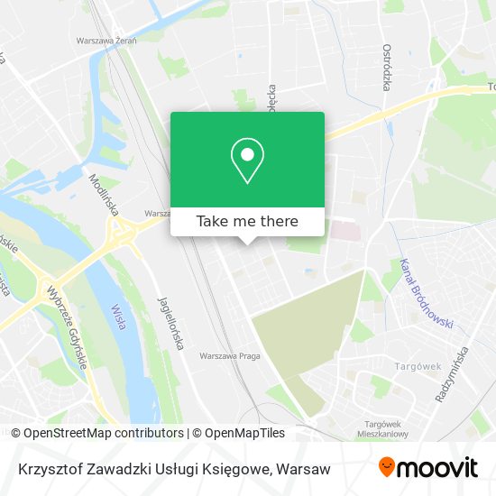 Krzysztof Zawadzki Usługi Księgowe map