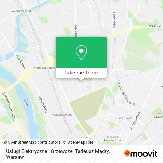 Usługi Elektryczne i Grzewcze. Tadeusz Mądry map