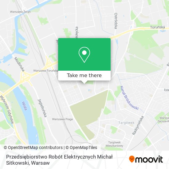 Przedsiębiorstwo Robót Elektrycznych Michał Sitkowski map