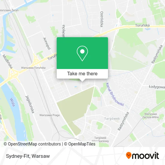 Sydney-Fit map
