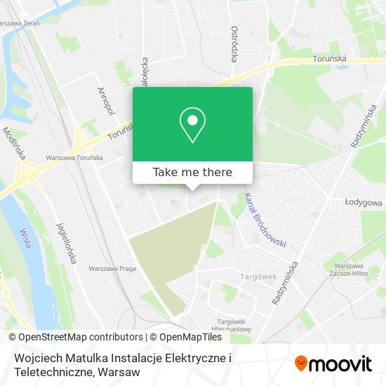 Wojciech Matulka Instalacje Elektryczne i Teletechniczne map