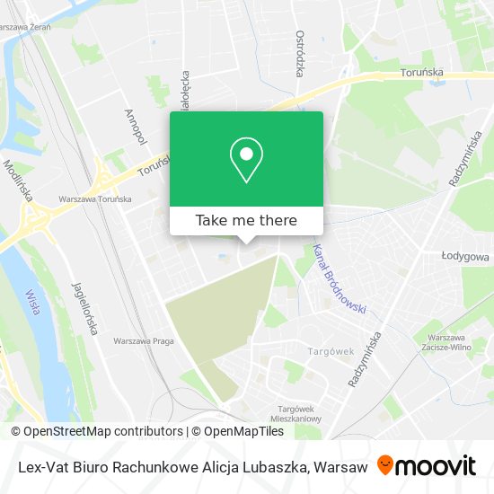 Lex-Vat Biuro Rachunkowe Alicja Lubaszka map