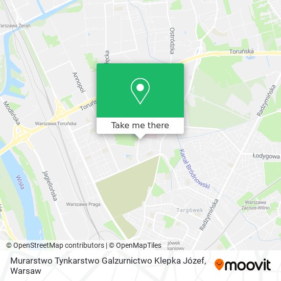 Карта Murarstwo Tynkarstwo Galzurnictwo Klepka Józef