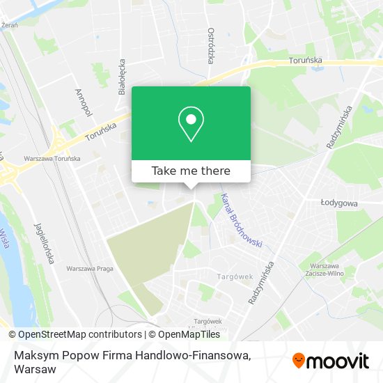 Maksym Popow Firma Handlowo-Finansowa map