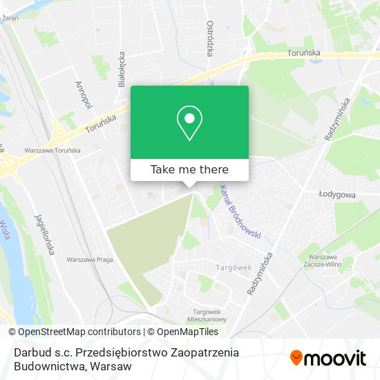 Карта Darbud s.c. Przedsiębiorstwo Zaopatrzenia Budownictwa