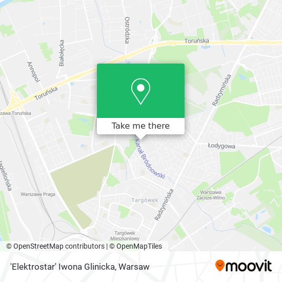 'Elektrostar' Iwona Glinicka map