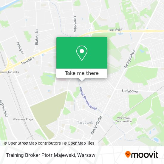 Training Broker Piotr Majewski map