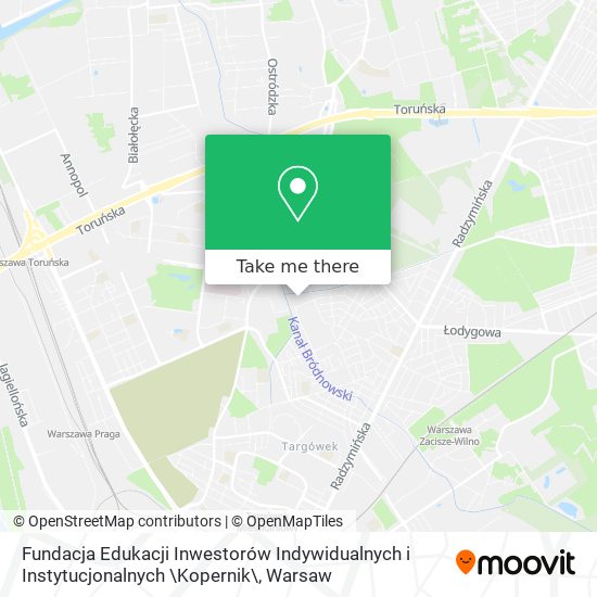 Fundacja Edukacji Inwestorów Indywidualnych i Instytucjonalnych \Kopernik\ map