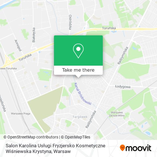 Salon Karolina Usługi Fryzjersko Kosmetyczne Wiśniewska Krystyna map