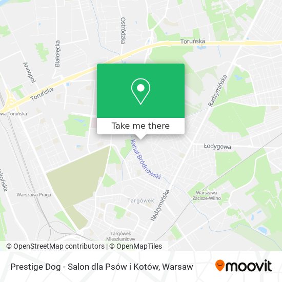 Карта Prestige Dog - Salon dla Psów i Kotów