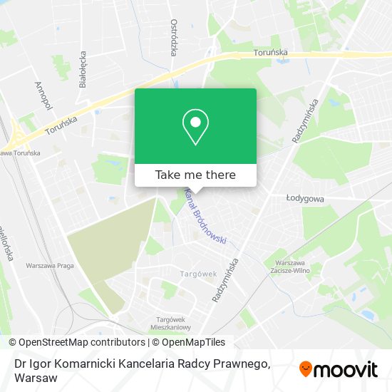 Dr Igor Komarnicki Kancelaria Radcy Prawnego map