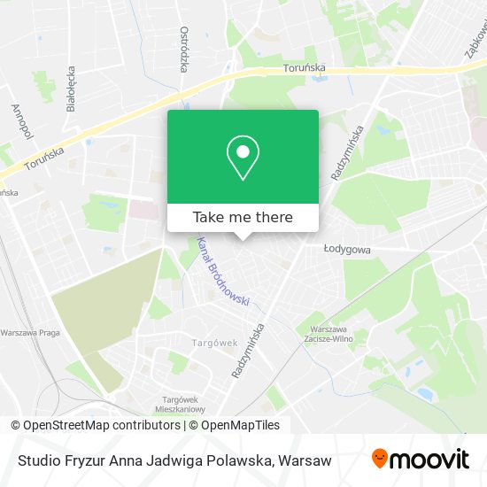 Studio Fryzur Anna Jadwiga Polawska map