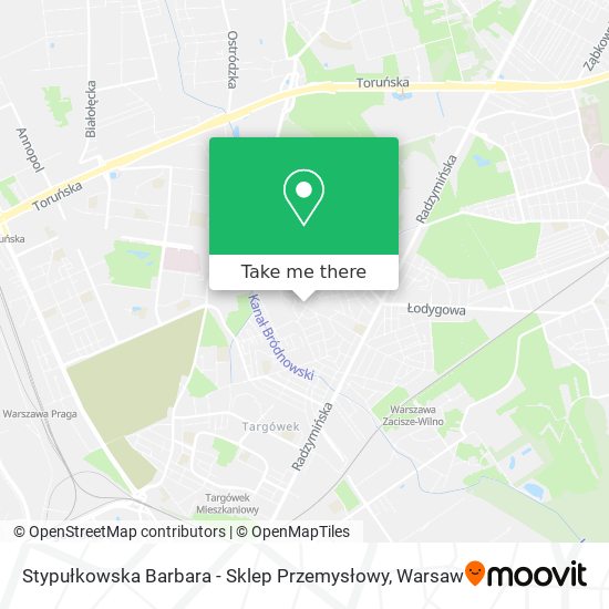 Stypułkowska Barbara - Sklep Przemysłowy map