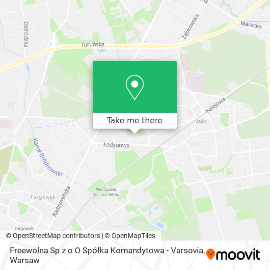 Freewolna Sp z o O Spółka Komandytowa - Varsovia map