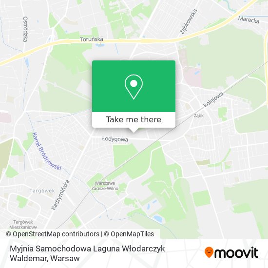 Myjnia Samochodowa Laguna Włodarczyk Waldemar map