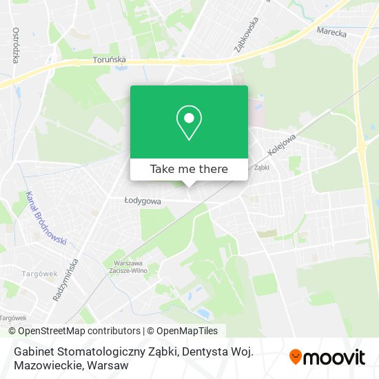 Gabinet Stomatologiczny Ząbki, Dentysta Woj. Mazowieckie map