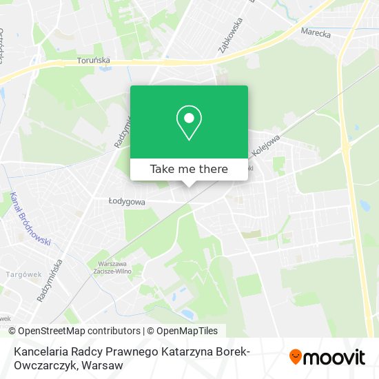 Kancelaria Radcy Prawnego Katarzyna Borek-Owczarczyk map