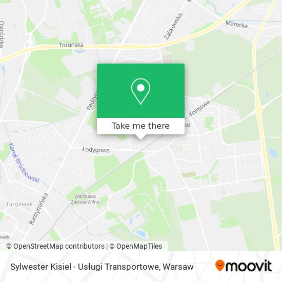 Sylwester Kisiel - Usługi Transportowe map