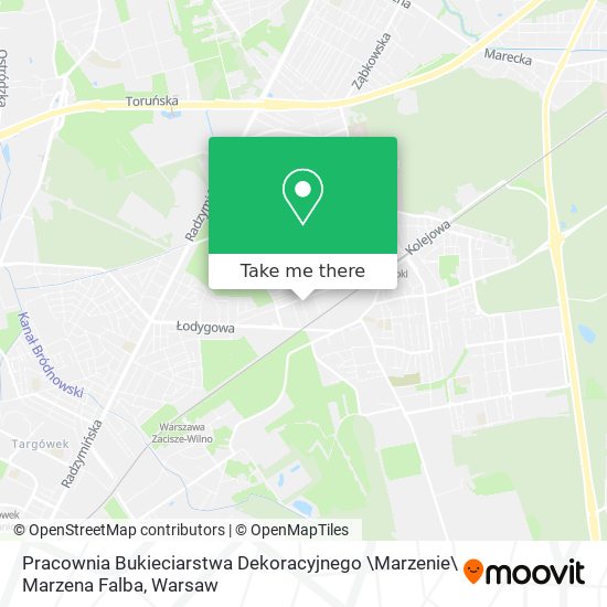 Pracownia Bukieciarstwa Dekoracyjnego \Marzenie\ Marzena Falba map