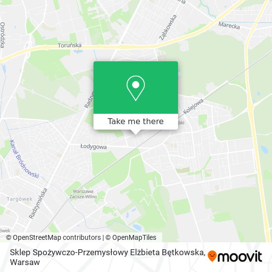 Sklep Spożywczo-Przemysłowy Elżbieta Bętkowska map