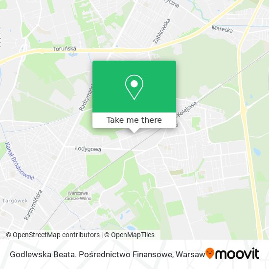 Godlewska Beata. Pośrednictwo Finansowe map