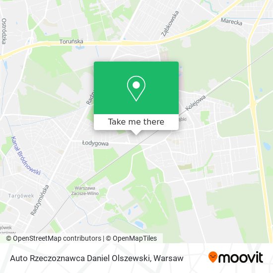 Auto Rzeczoznawca Daniel Olszewski map