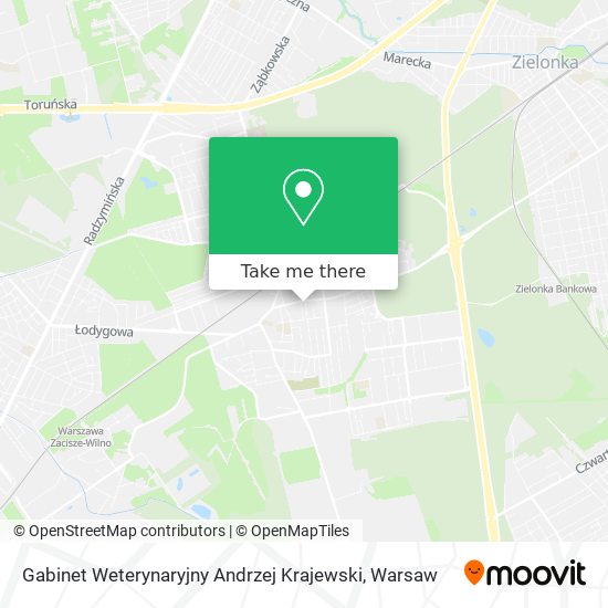 Gabinet Weterynaryjny Andrzej Krajewski map