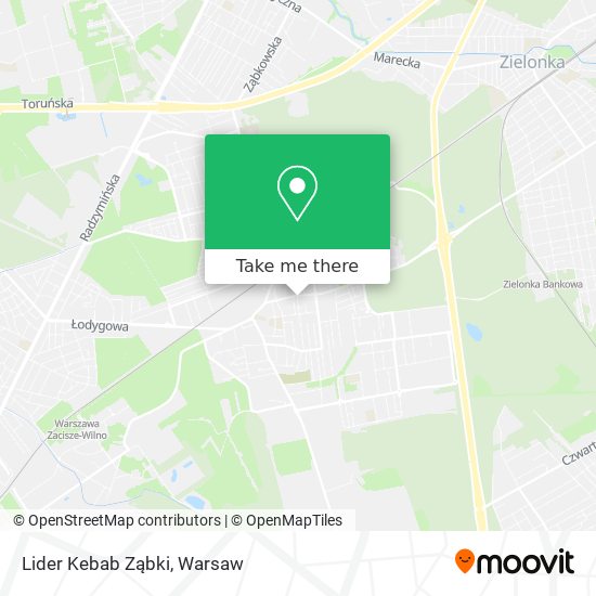 Lider Kebab Ząbki map