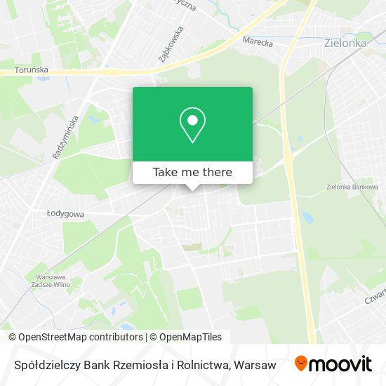 Spółdzielczy Bank Rzemiosła i Rolnictwa map