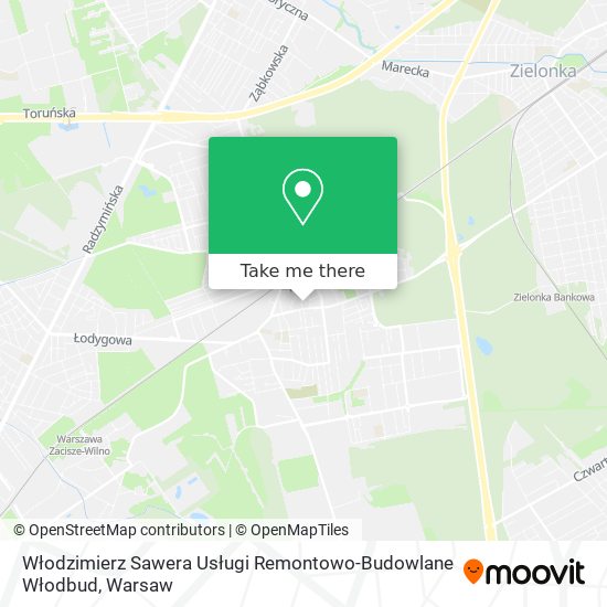 Włodzimierz Sawera Usługi Remontowo-Budowlane Włodbud map