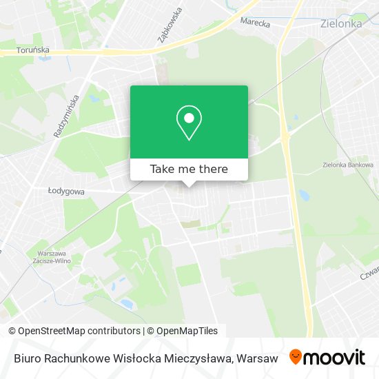 Biuro Rachunkowe Wisłocka Mieczysława map