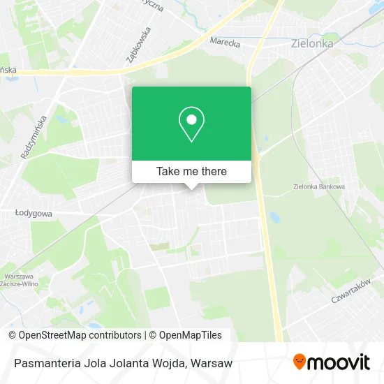 Pasmanteria Jola Jolanta Wojda map