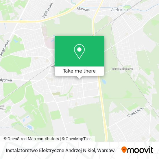 Instalatorstwo Elektryczne Andrzej Nikiel map