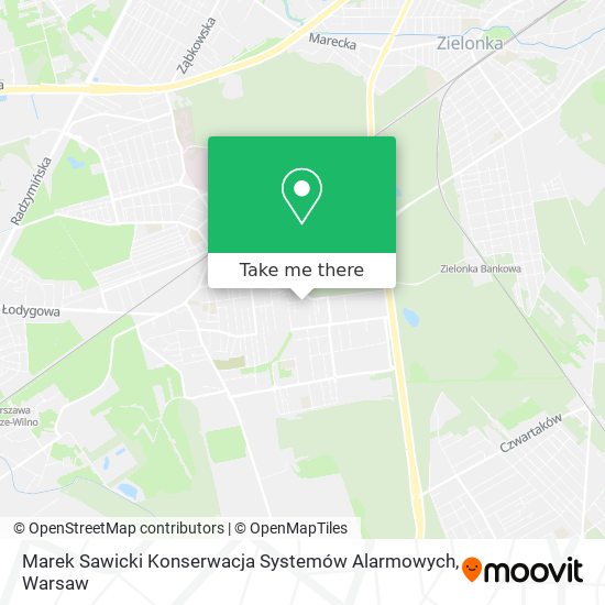 Marek Sawicki Konserwacja Systemów Alarmowych map