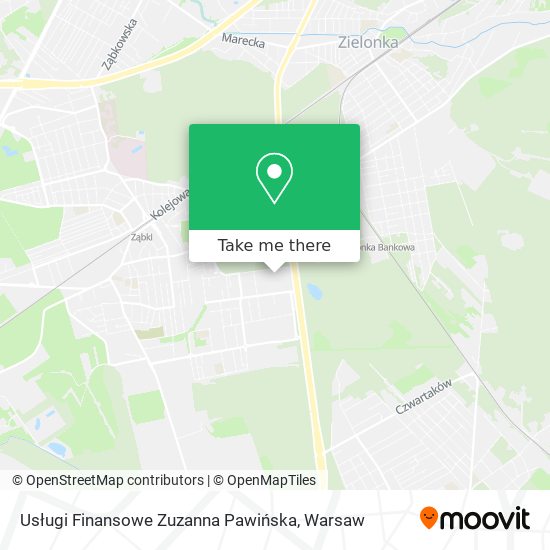 Usługi Finansowe Zuzanna Pawińska map