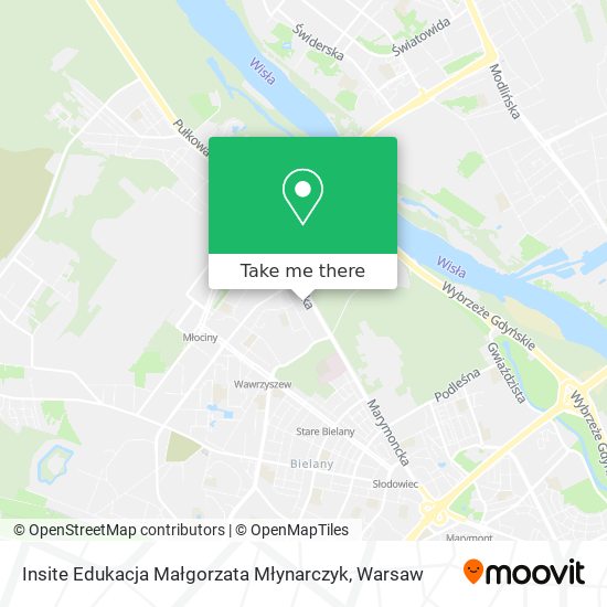 Insite Edukacja Małgorzata Młynarczyk map