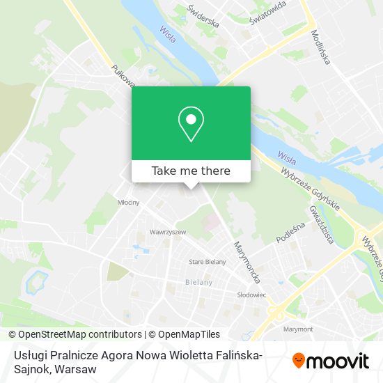 Usługi Pralnicze Agora Nowa Wioletta Falińska-Sajnok map