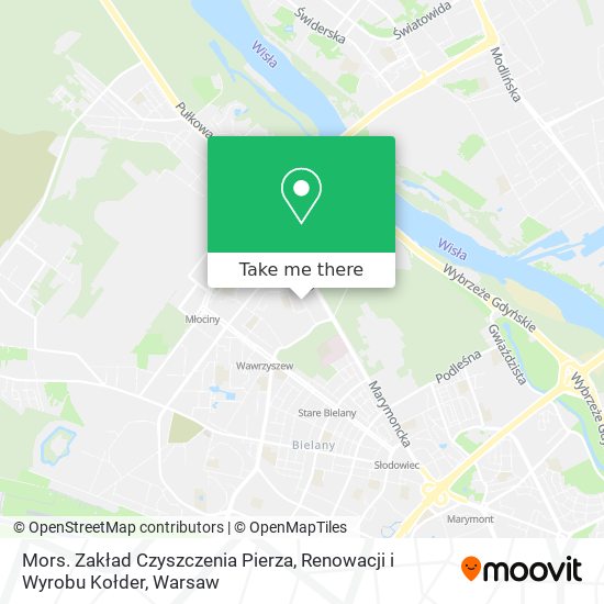 Mors. Zakład Czyszczenia Pierza, Renowacji i Wyrobu Kołder map