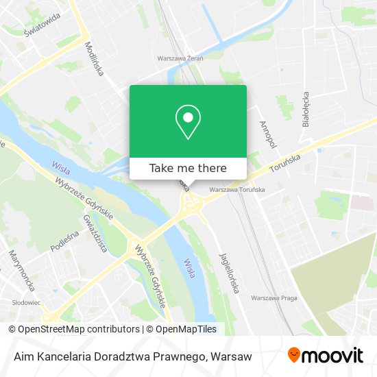 Aim Kancelaria Doradztwa Prawnego map