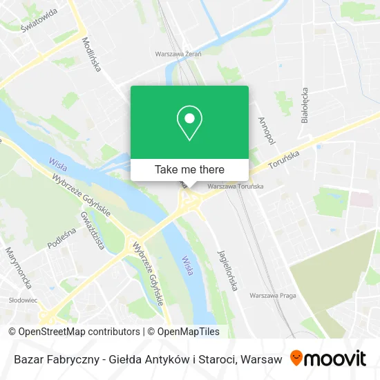 Карта Bazar Fabryczny - Giełda Antyków i Staroci